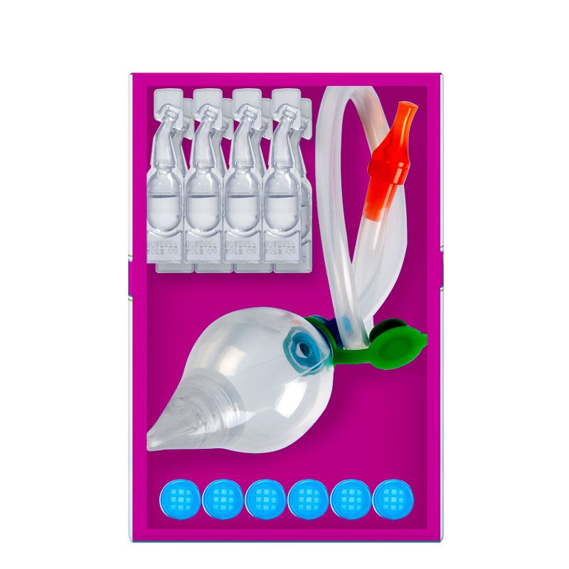 NeilMed Naspira Plus Babies Nasal-Oral Aspirator & Saline Vials