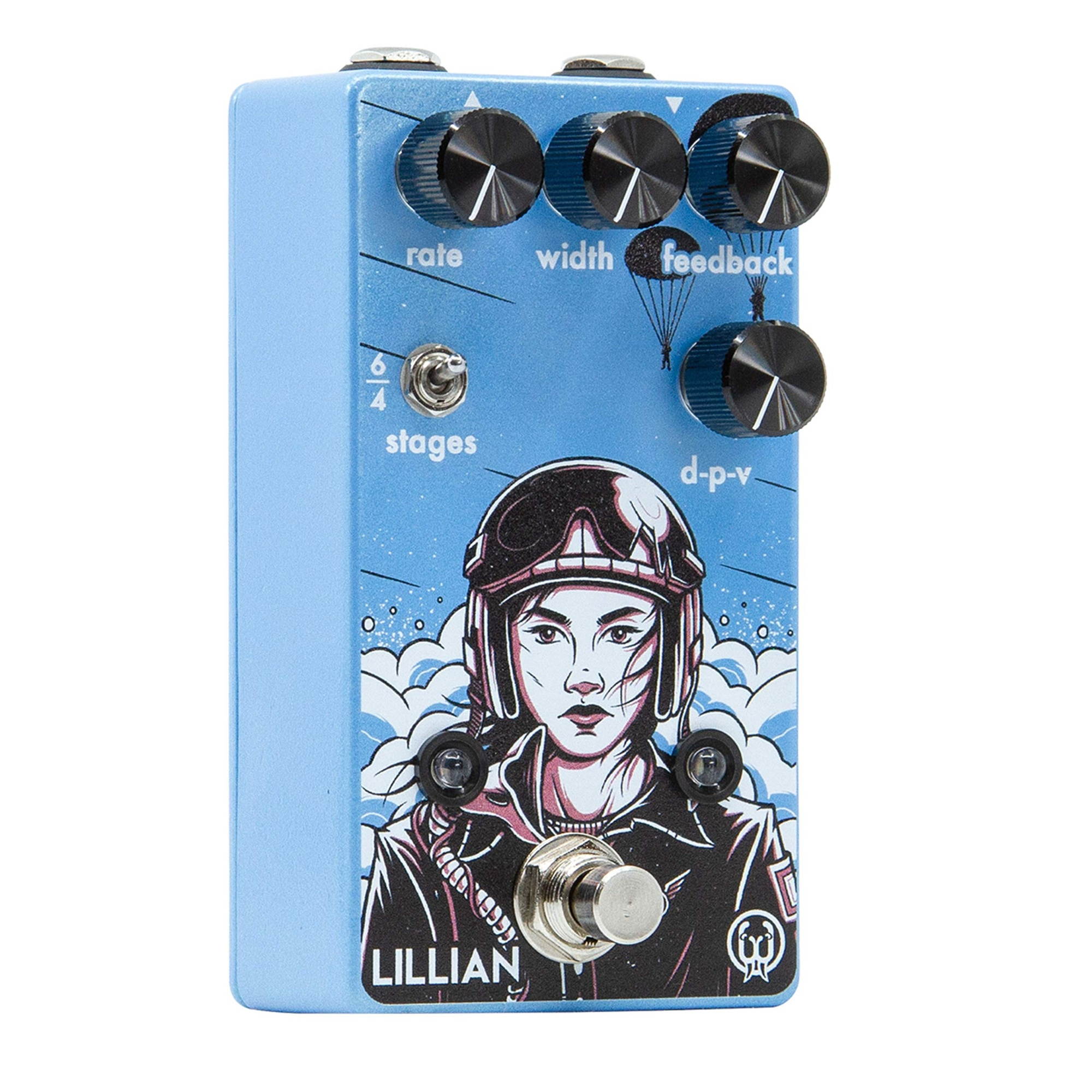walrus audio lillian multistage analog phaser guitar effects pedal