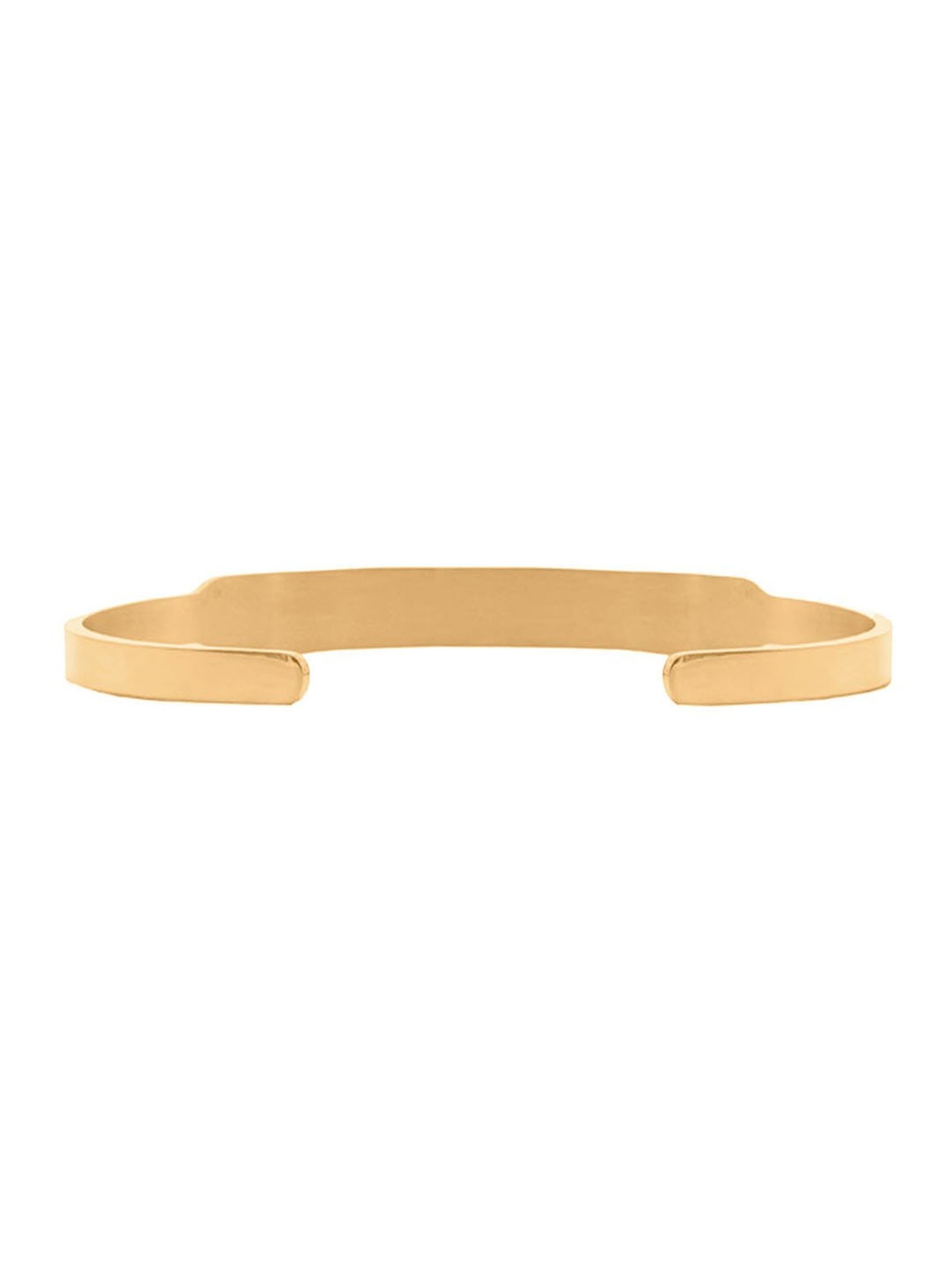 Joker & Witch Be Brave Rose Gold Mantra Band Flexible fit Bracelet