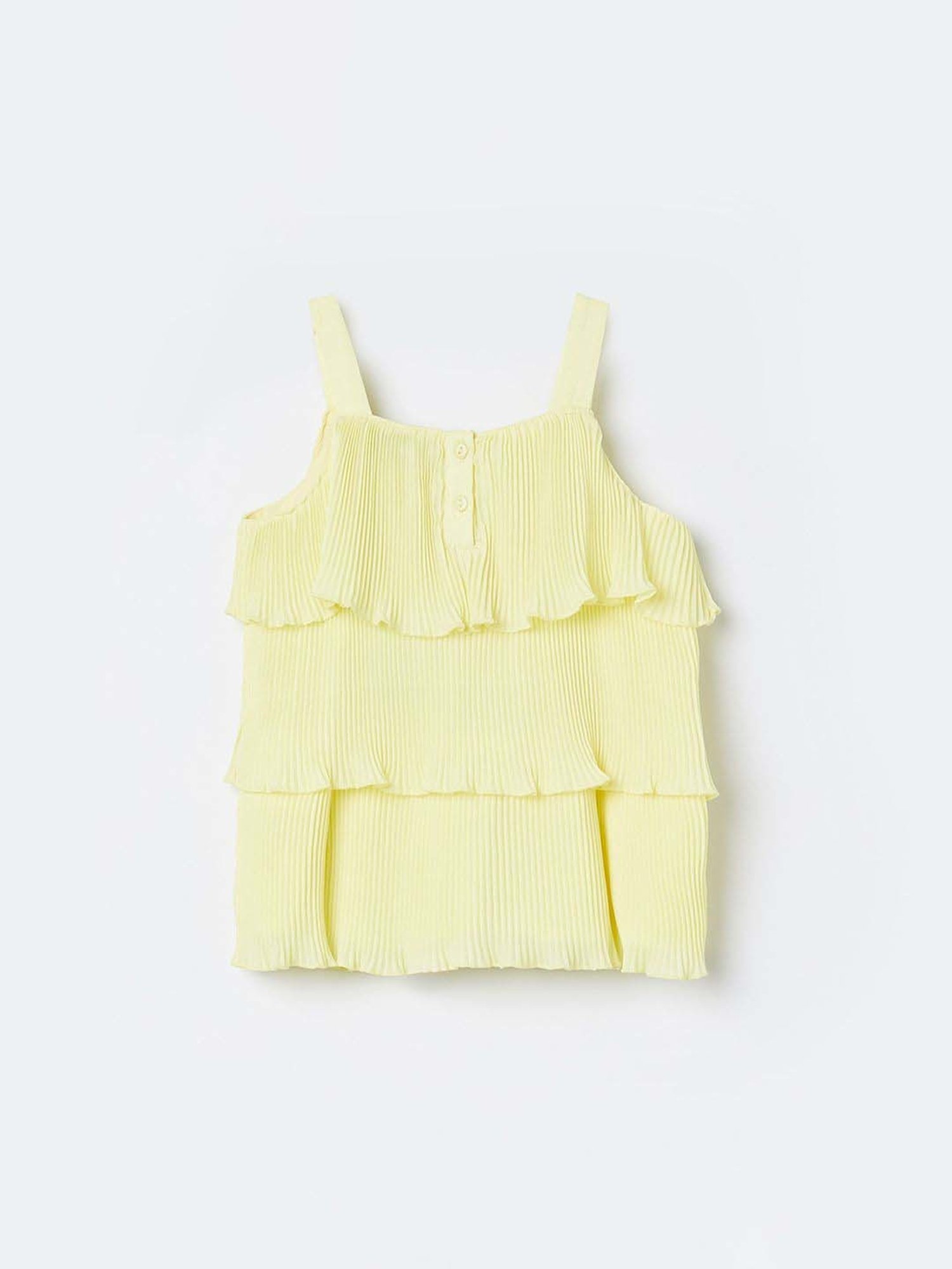 Juniors by Lifestyle Kids Yellow Regular Fit Top