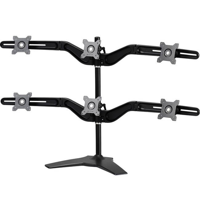 AMER NETWORKS AMR6S HEX MONITOR STAND BASE MOUNT