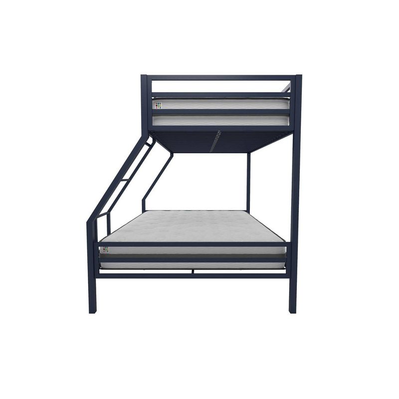 Twin Over Full Maxwell Metal Bunk Bed Navy Blue - Novogratz
