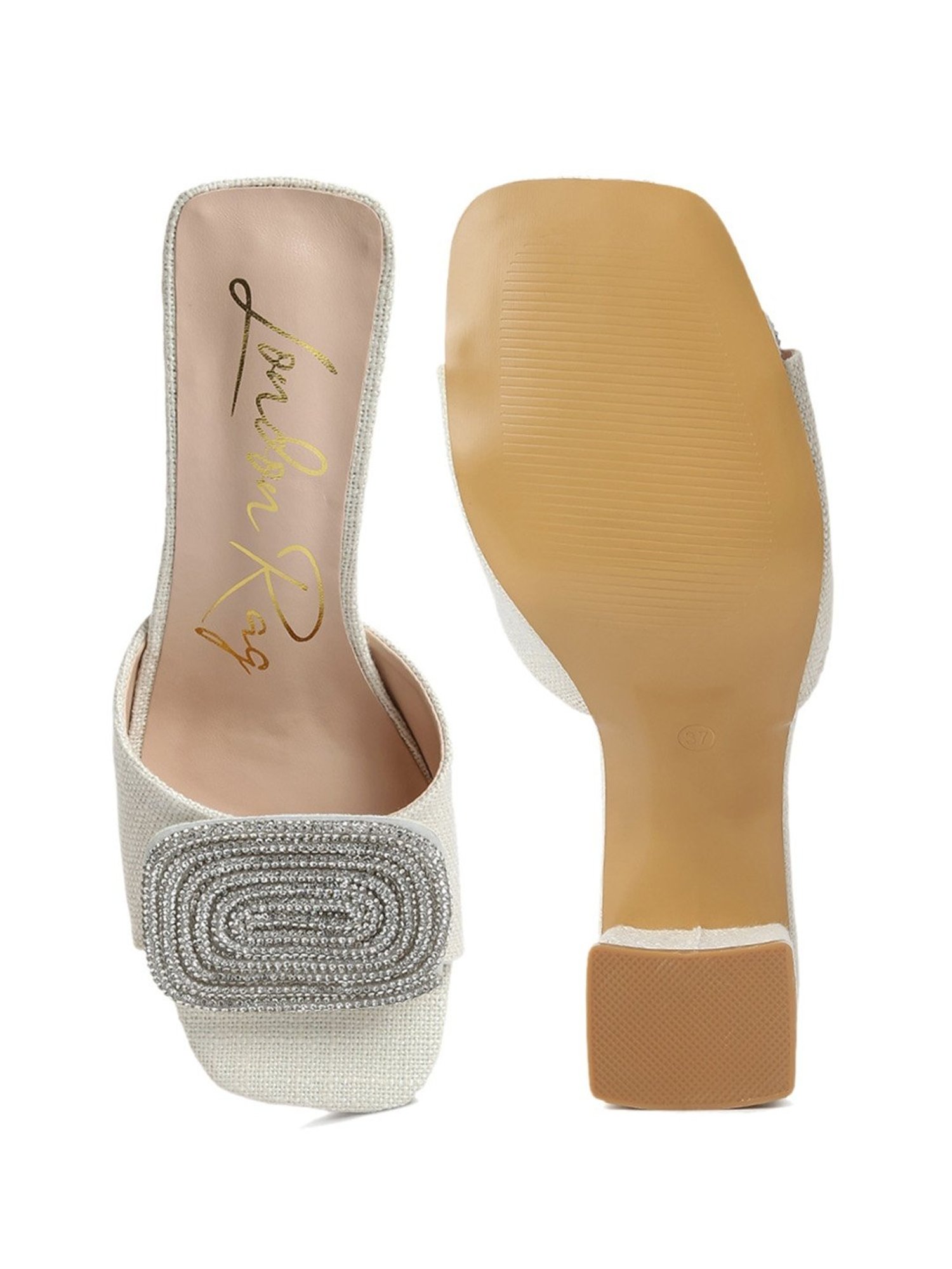 London Rag Women's Beige Casual Sandals