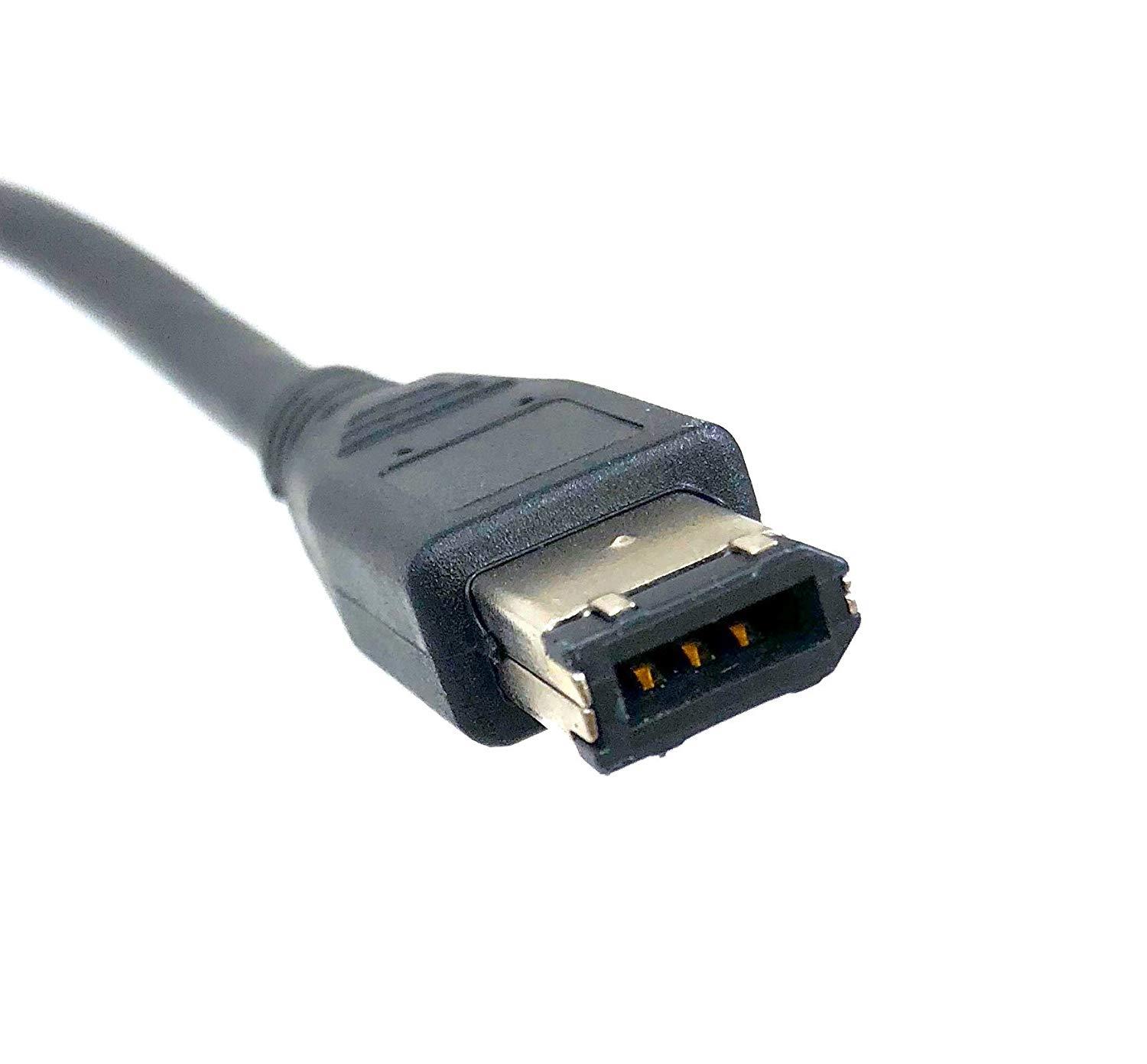 Micro Connectors, Inc. 6 feet Firewire Cable 1394B 9 Pin to 6 Pin (E07-238)