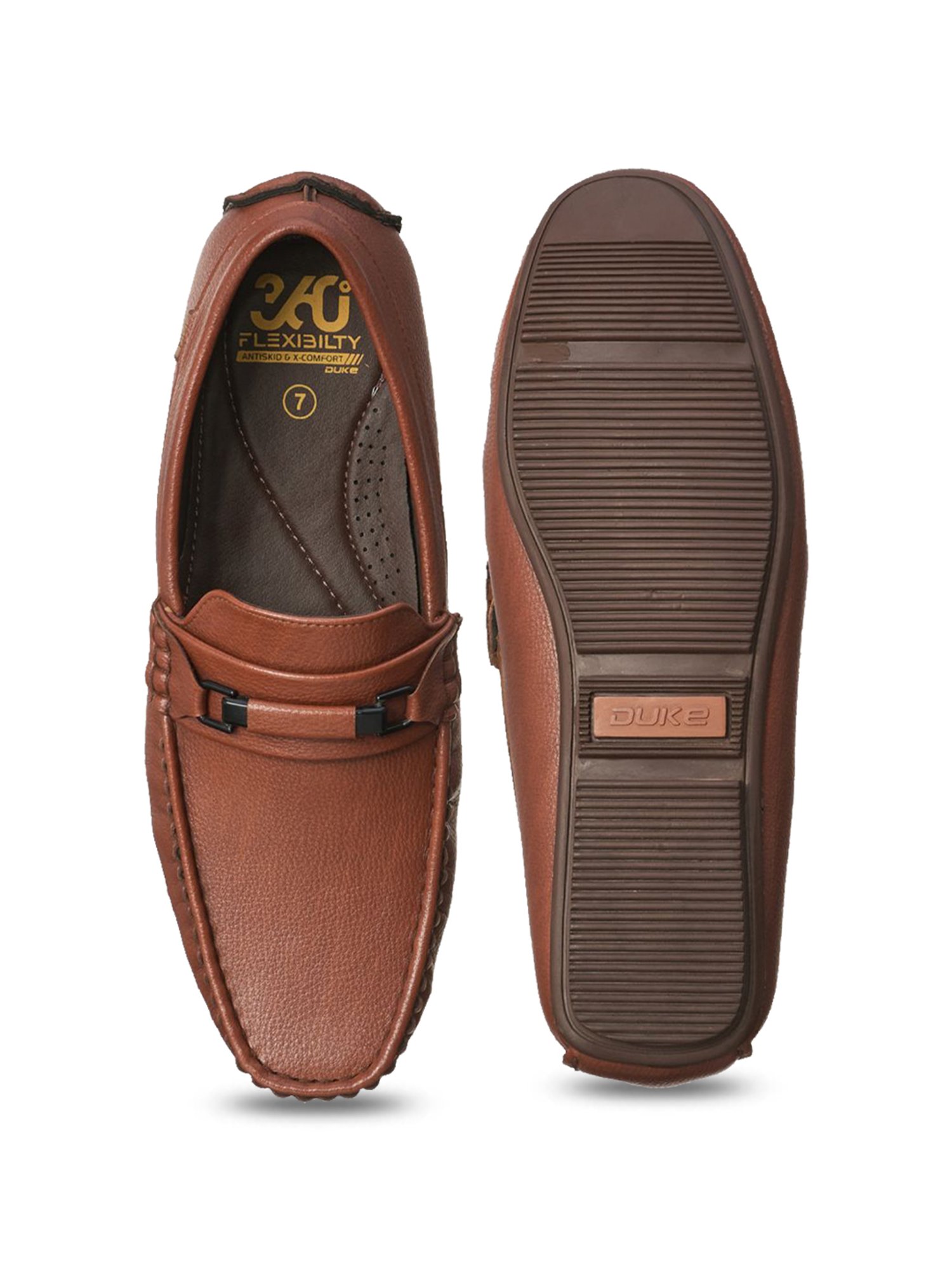 Duke Men's Tan Casual Loafers