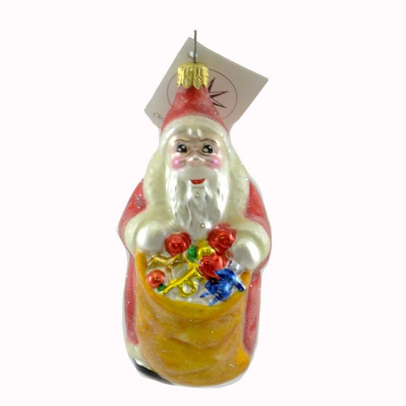 Christopher Radko Toy Time Ornament Santa Christmas  -  Tree Ornaments