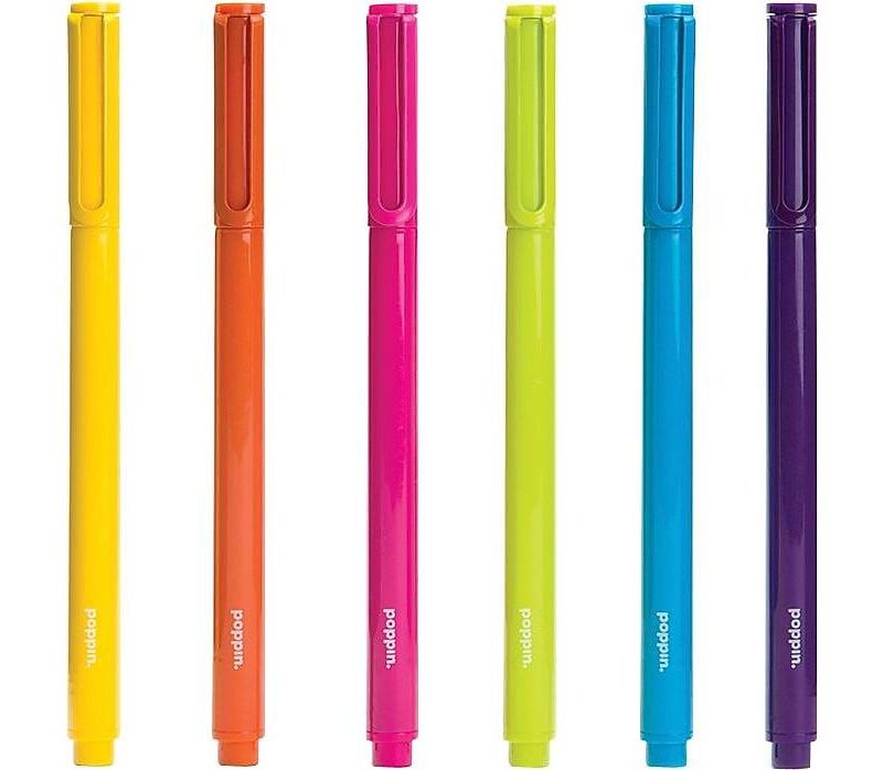 Poppin Assorted Signature Ballpoints - Set of 6 100067