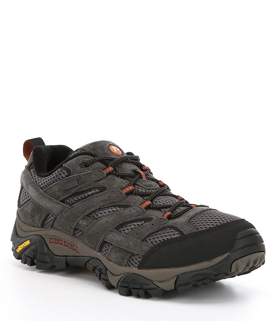 Merrell Men's Moab 2 Waterproof Suede and Mesh Sneakers