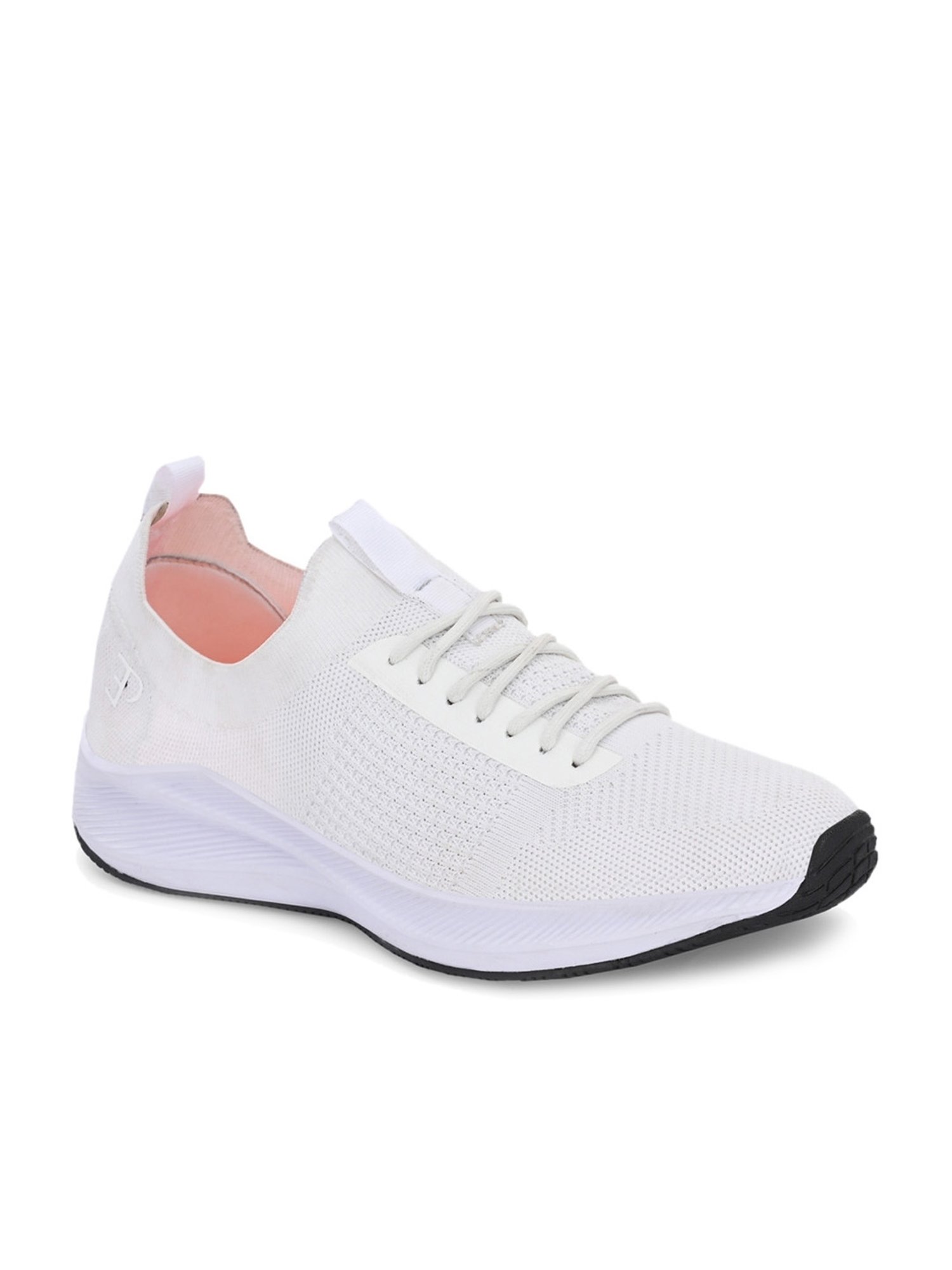 El Paso Men's White Running Shoes