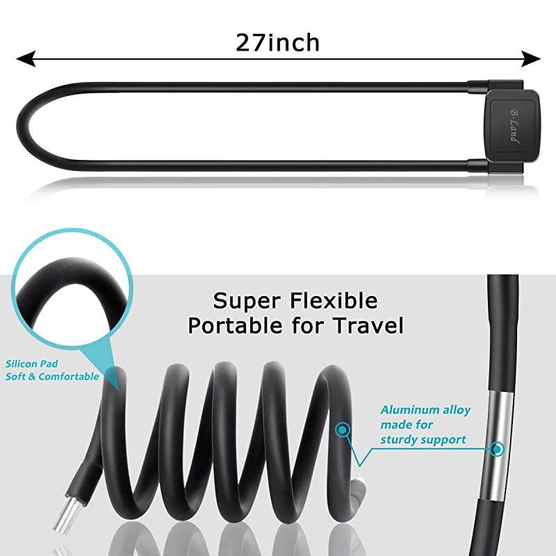 Magnetic Phone Holder Gooseneck Bed Cell Phone Holders Universal Mobile Phone Stand Flexible Tablet Stand Holder Neck Phone Holder Compatible of Phones Tablets