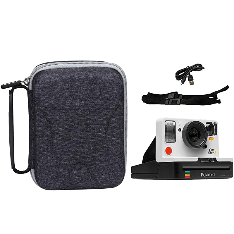 Hard Travel Storage Case for Polaroid Originals 9003/9008/9009/9016 OneStep 2 Instant Film Camera (Dark Blue-New Version)