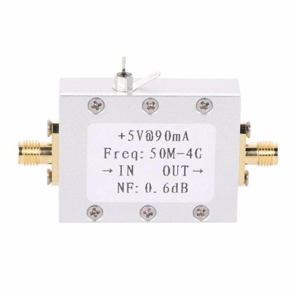 Lejiahong RF Amplifier Low Noise Amplifier Ham Radio Module LNA 50M-4GHz NF=0.6dB RF FM HF VHF / UHF Ham Radio -110dBm