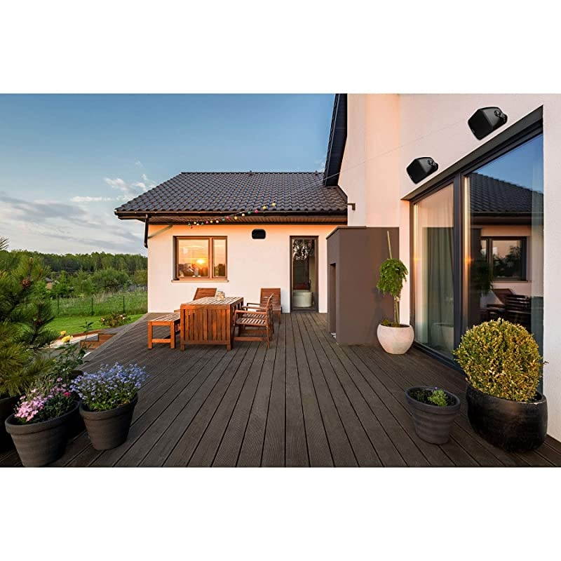 IO65XTW 612quot IP66 70100V 8 Ohm IndoorOutdoor 2Way Speaker Pair wRadiator White