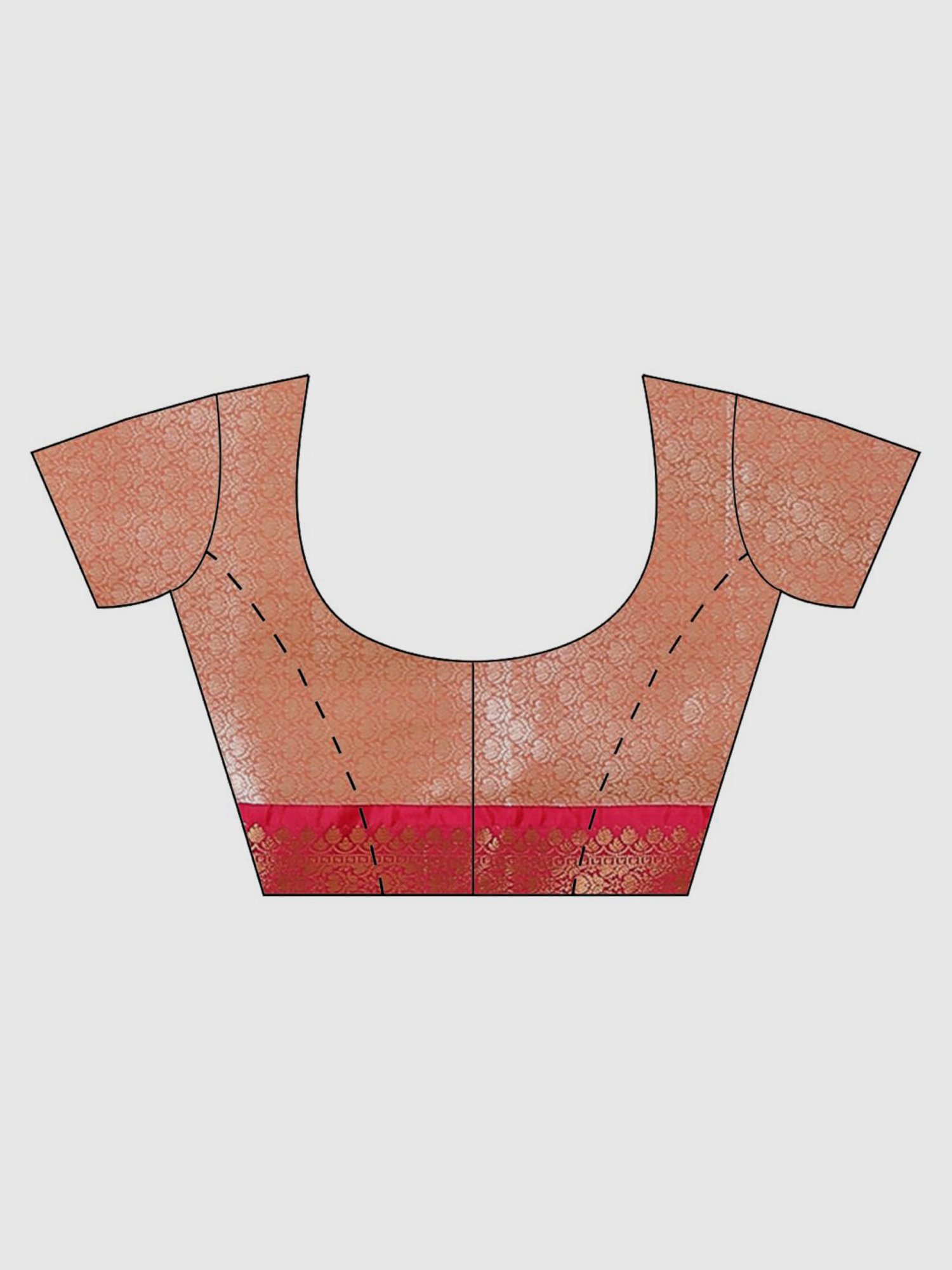 Banarasi Silk Works Yellow & Pink Woven Saree With Unstitched Blouse