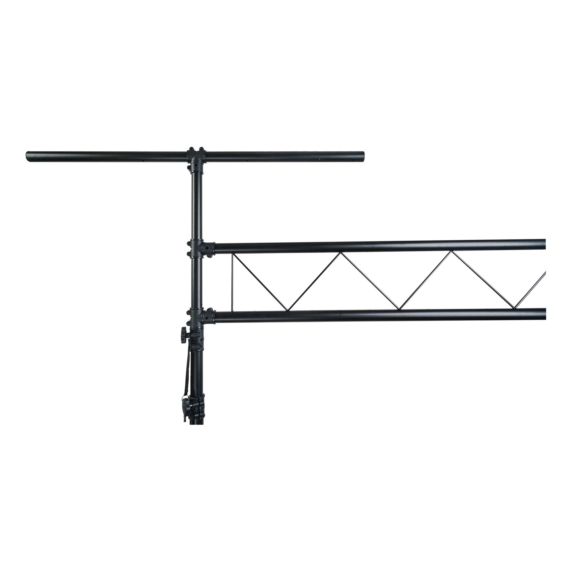 Sound Town Lighting Stand with Truss, Portable Lighting Truss System with T-Bars