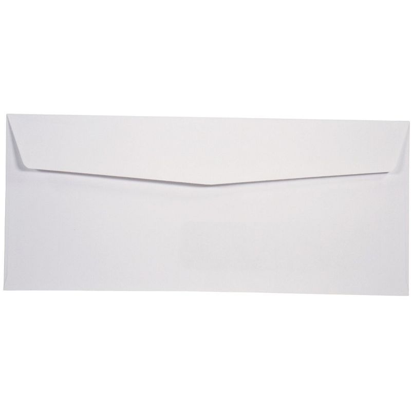 School Smart Window Envelopes with Gummed Flap Closure, No 10, White, pk of 500