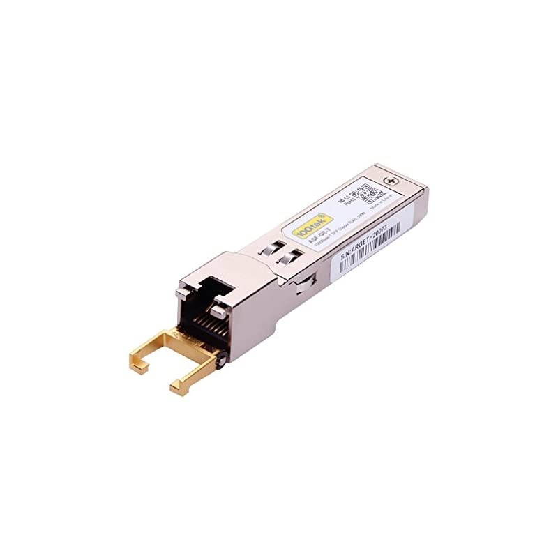 SFP-T, 1000BASE-T Copper SFP, SFP to RJ45 SFP, Compatible with Force10 GP-SFP2-1T