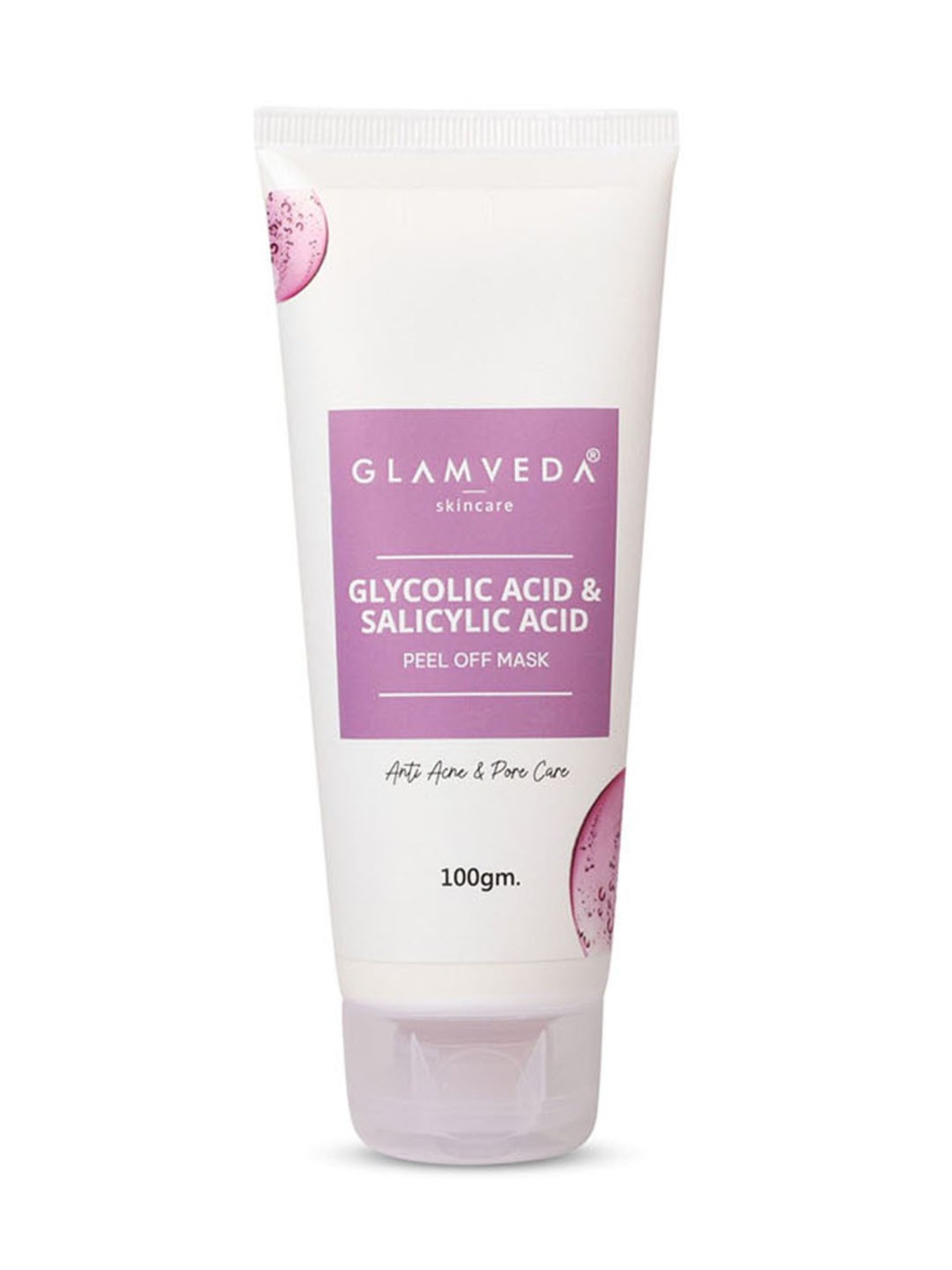 Glamveda Glycolic Acid and Salicylic Acid Peel Off Mask - 100 gm