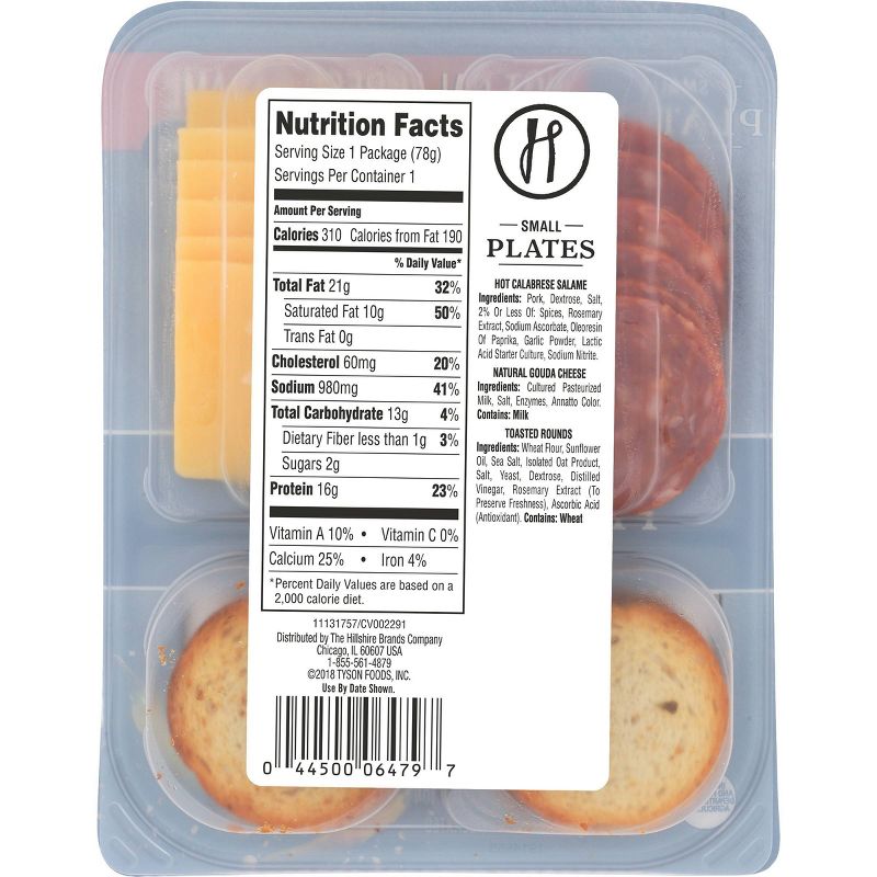 Hillshire Calabrese Pepperjack Trios - 3.2oz