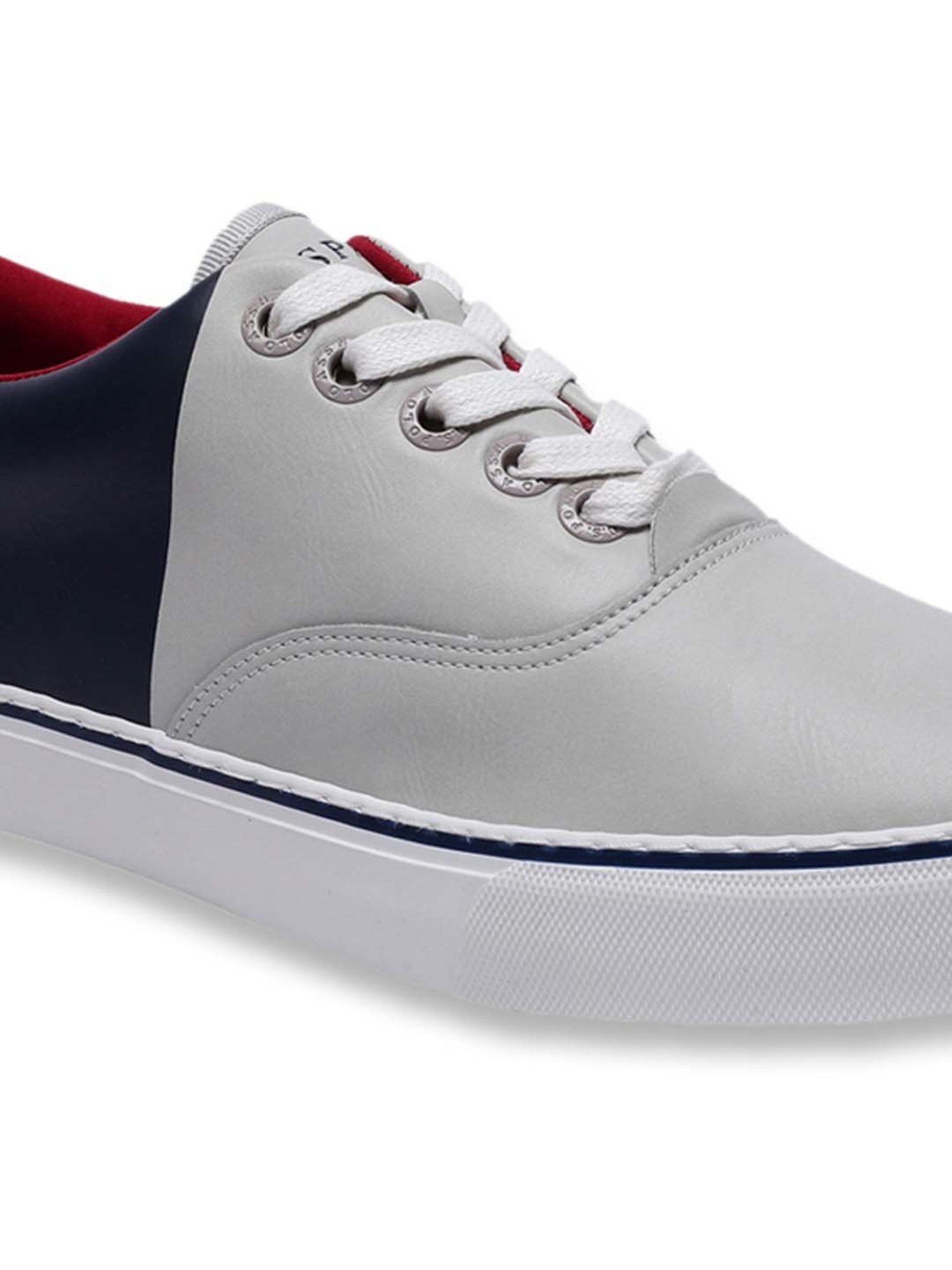 U.S. Polo Assn. Men's Sander Grey Casual Sneakers