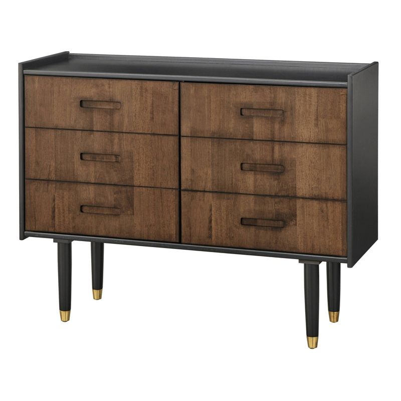 Randy Dresser and Multiuse Cabinet Black/Walnut - angelo:HOME