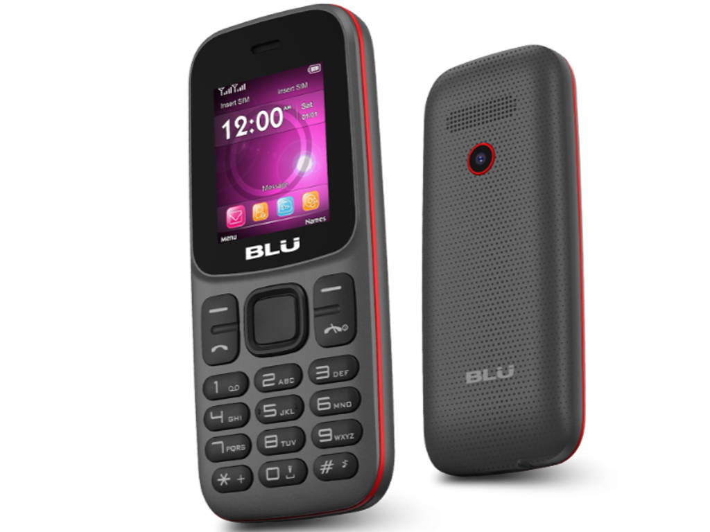 BLU Z5 Z210 1.8" 2G Cell Phone 32MB VGA GSM Unlocked Dual SIM - Cyan