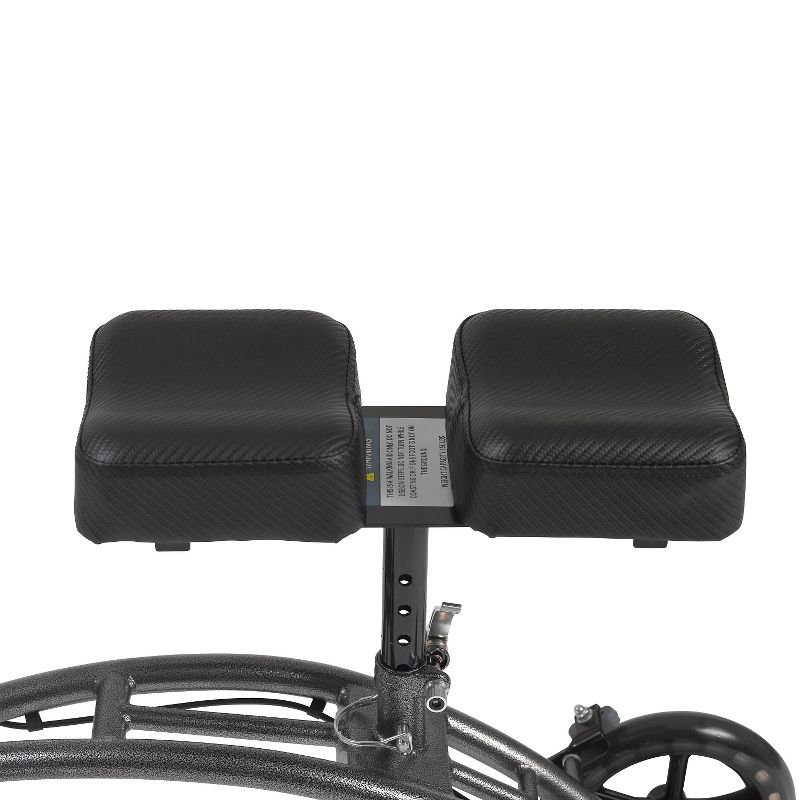 Drive Medical Dual Pad Steerable Knee Walker with Basket, Alternative to Crutches