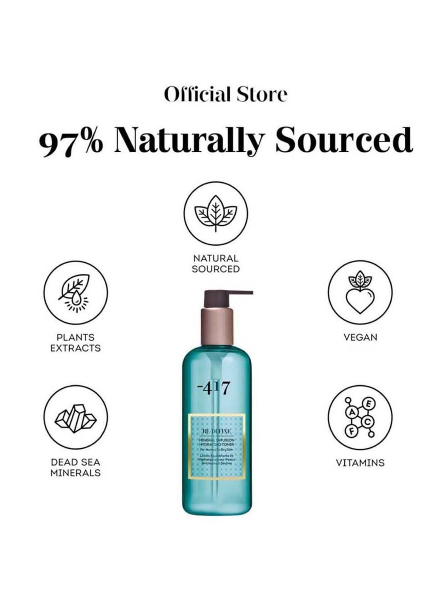 Minus 417 Re Define Mineral Infusion Hydrating Toner 350 ml