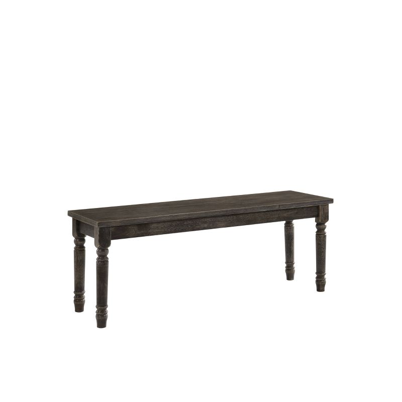 Claudia II Bench Weathered Gray - Acme Furniture
