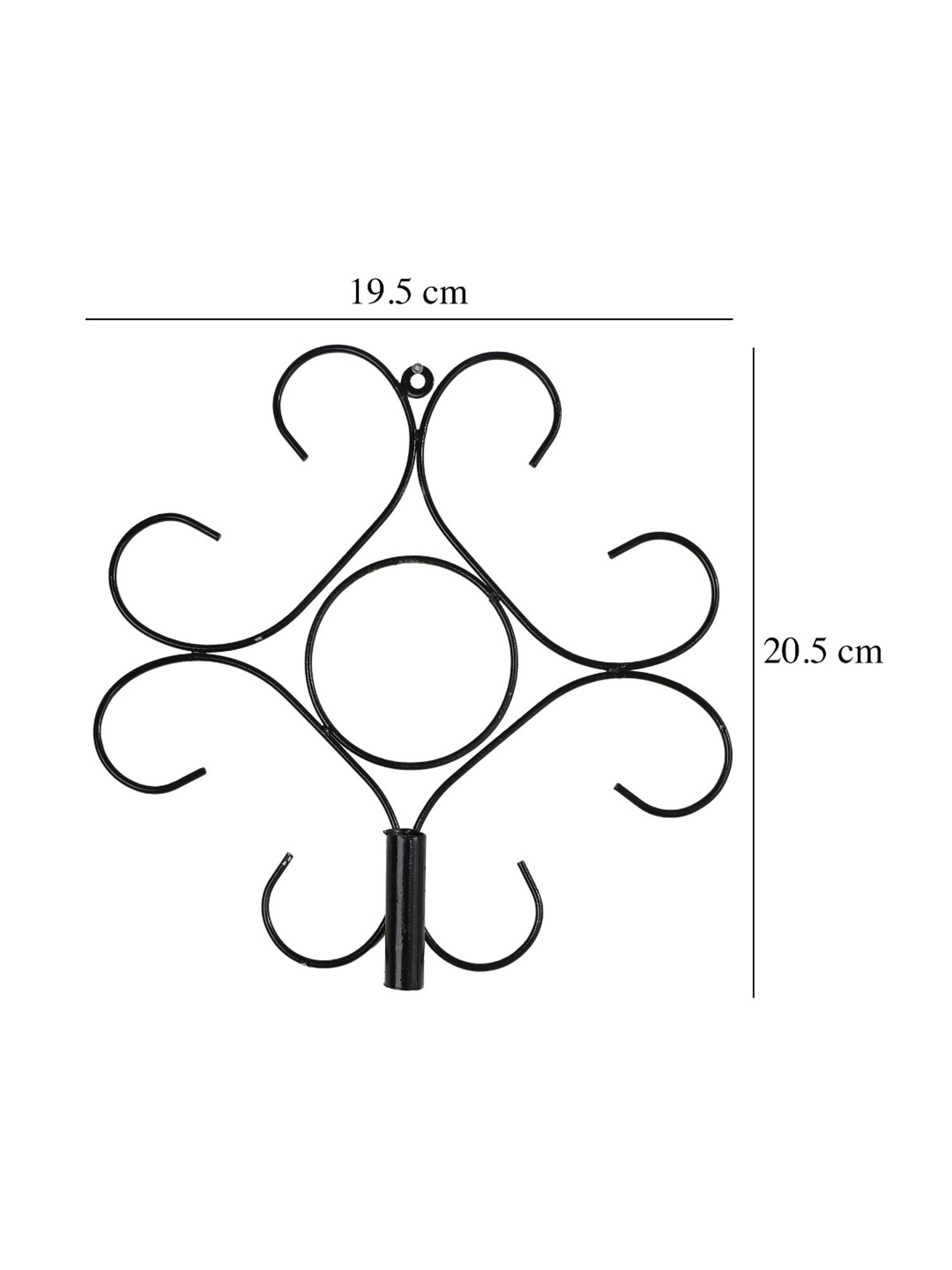 Foliyaj Multicolor Plastic Artificial Vine with Metal Wall Stand