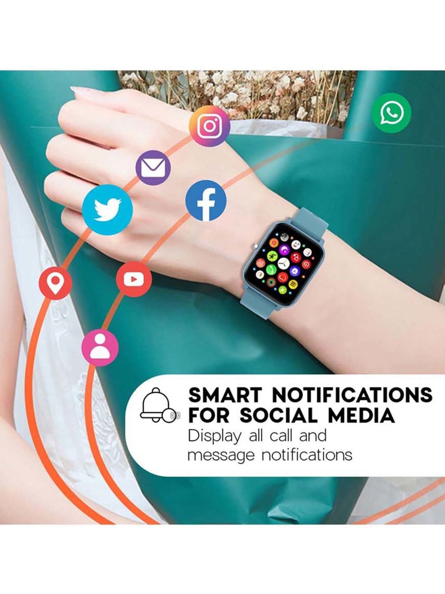 I Kall W1 Smartwatch (Black)