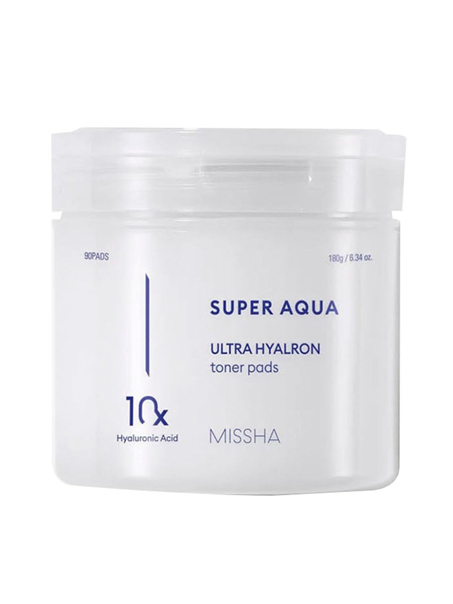 MISSHA Super Aqua Ultra Hyalron Toner Pads - 180 gm
