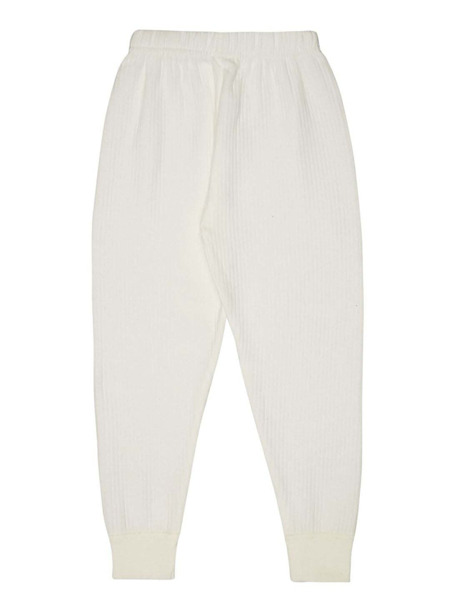 Bodycare Boys White Cotton Regular Fit Thermal Pants