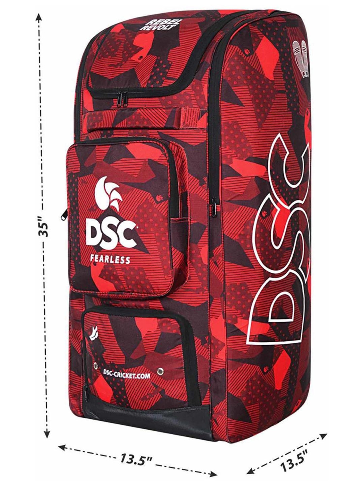 DSC Cricket Rebel Revolt Duffle Kit Bag Size - Free Size