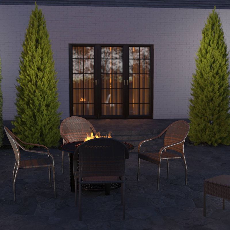 Rhodos Cafe Stacking Chair - Balkene Home