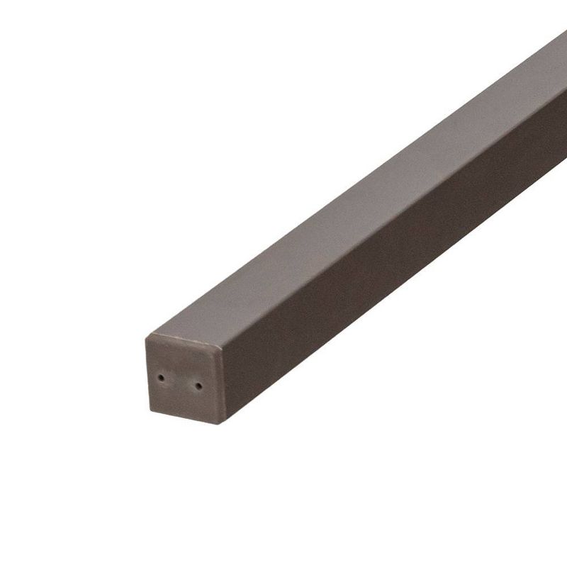 Aluminum Square Patio Side Table - Brown - Crestlive Products