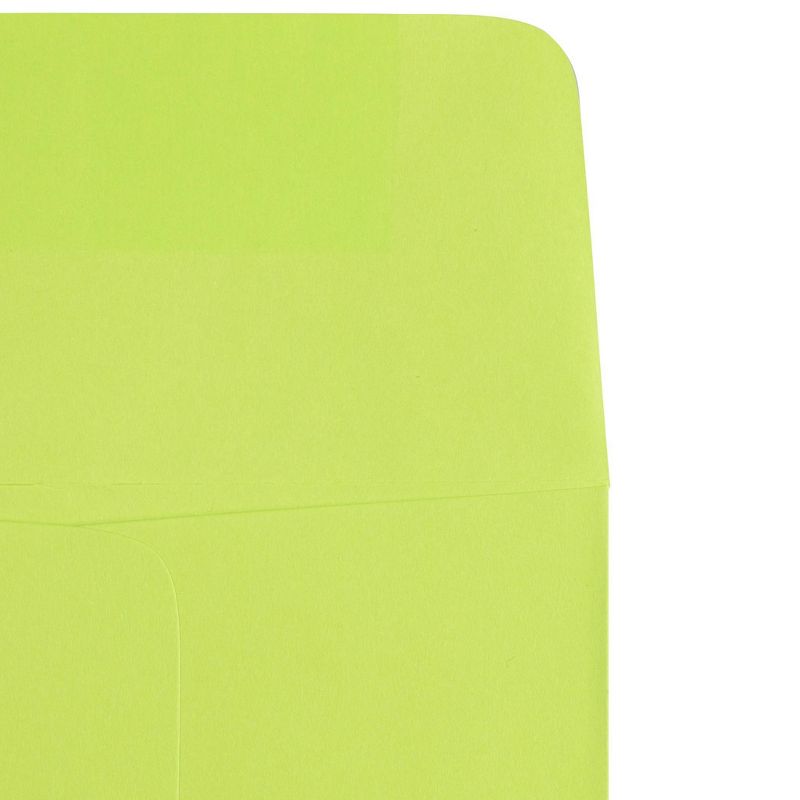 JAM Paper 50pk 4 1/2 x 10 3/8 #11 Policy Envelopes - Lime Green