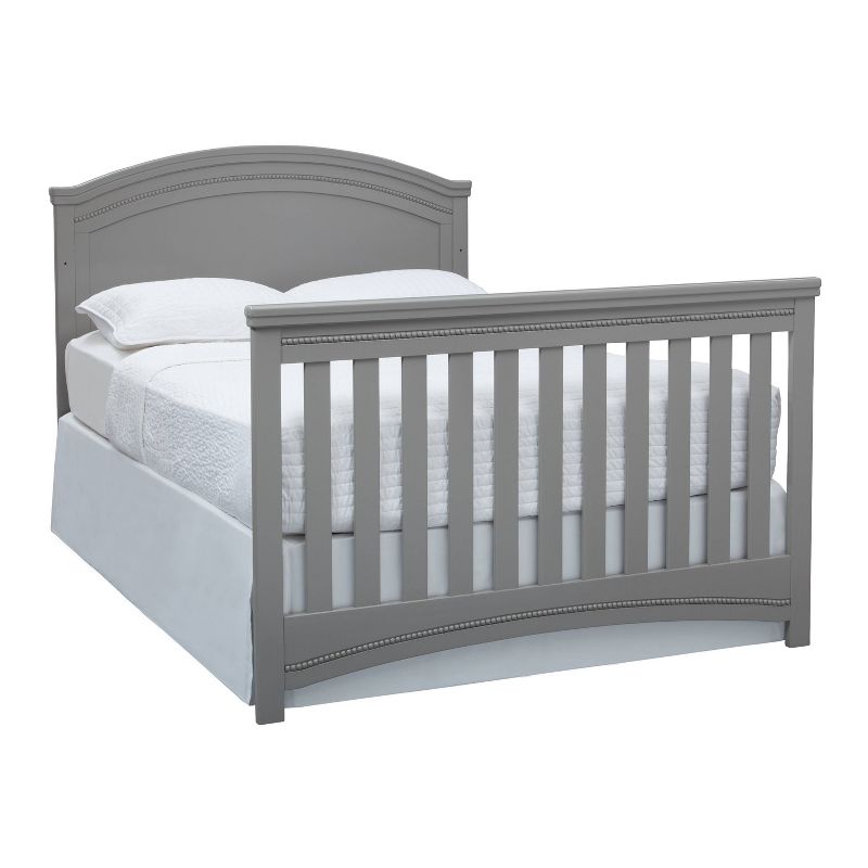 Simmons Kids' Emma 4-in-1 Convertible Crib 'N' More, Greenguard Gold Certified - Gray