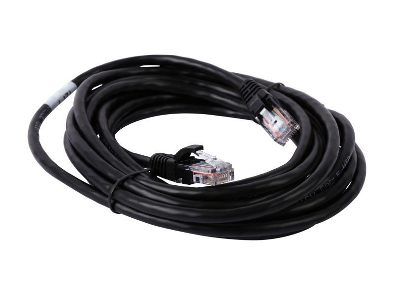 Cat 6 Ethernet Cable 50 ft Black Long Internet Network Cable High Speed Flat LAN Cable RJ45 Cord for Gaming Switch Modem Router Coupler