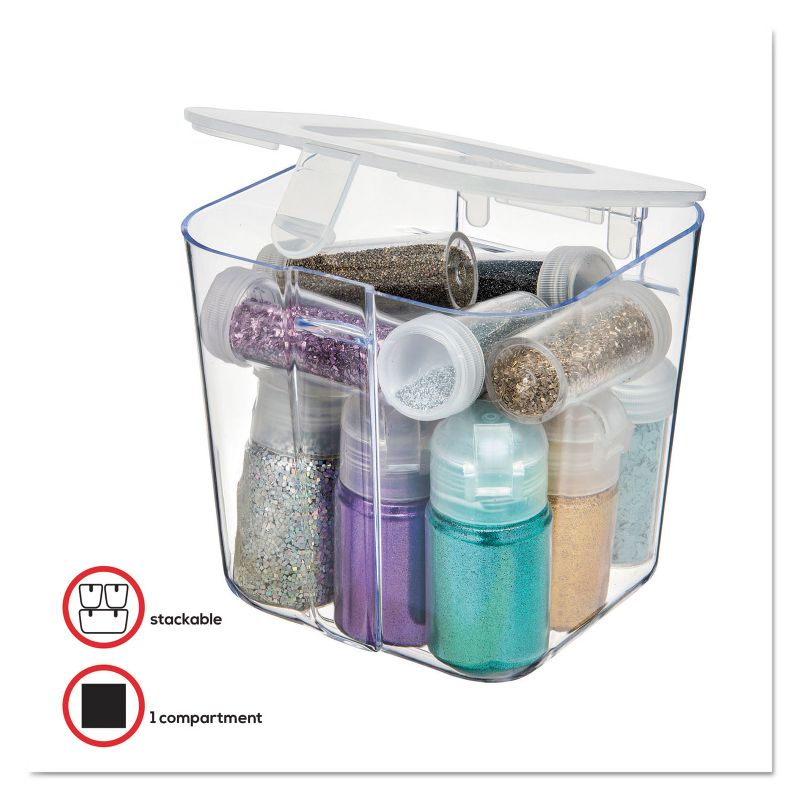 deflecto Caddy Organizer 4.4 x 4 White 29101CR