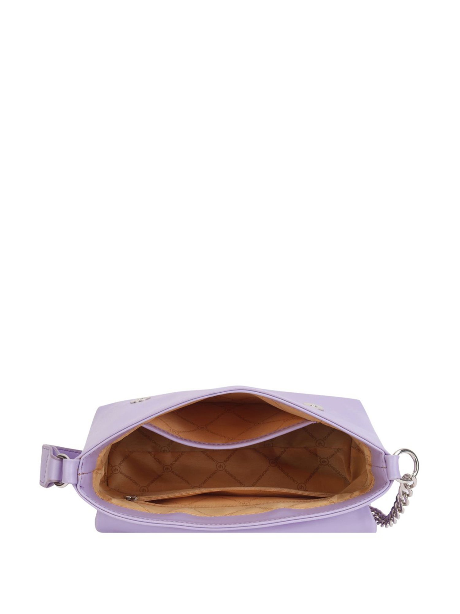Lino Perros Lavender Solid Medium Shoulder Bag