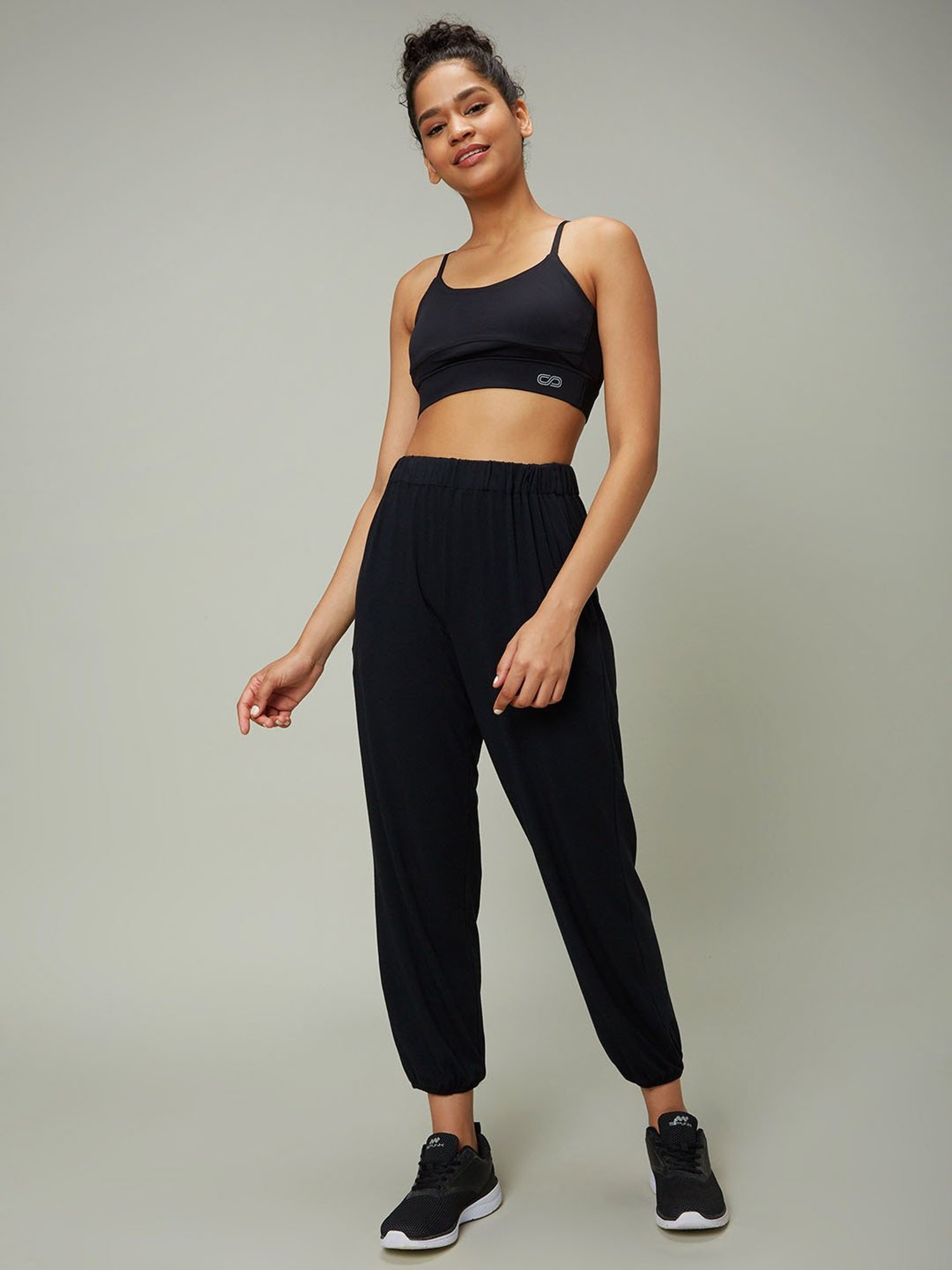 Clovia Teal Non Wired Padded Sports Bra