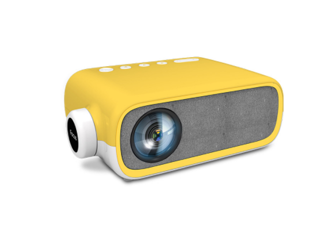 Mini Projector LED Home Theater Media Audio Player HDMI USB support 1080P Video Pocket Portable Projektor Yellow