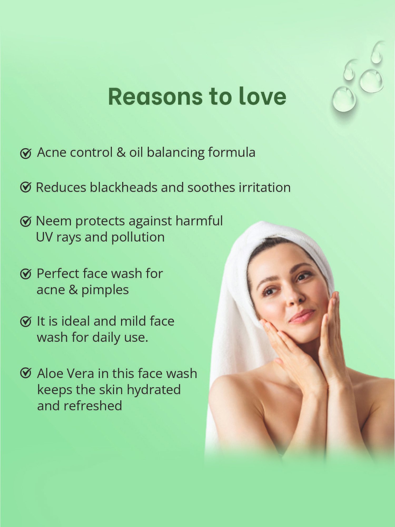 Globus Naturals Herbal Pimple Clear & Aloe Vera Neem Tulsi Face Wash Combo