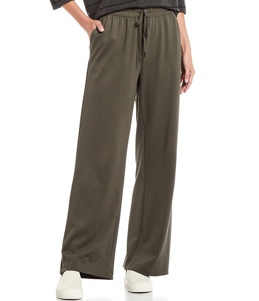 Westbound the ANYWHERE Mid Rise Knit Pique Drawstring Pants