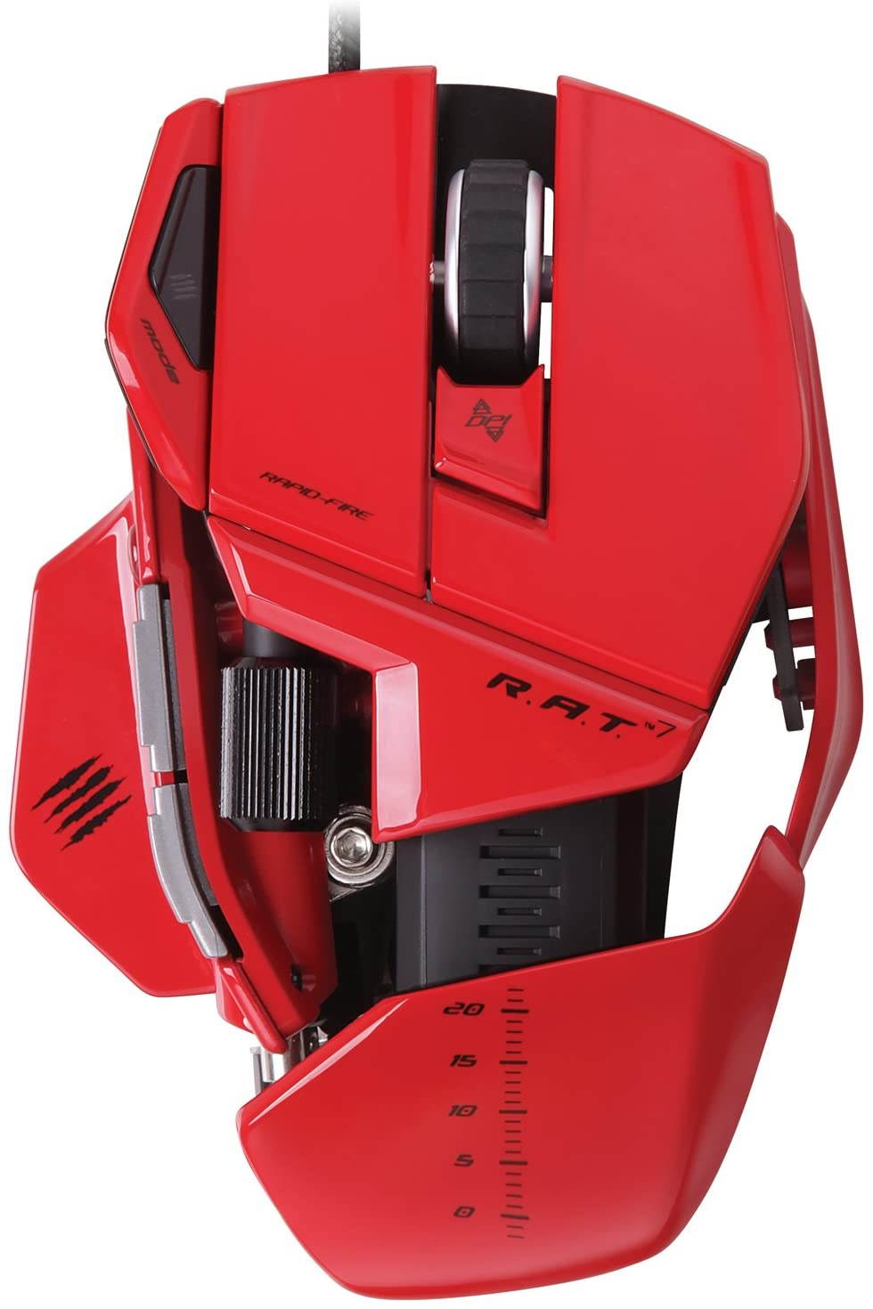 Mad Catz R.A.T.7 Gaming Mouse for PC and Mac - Black