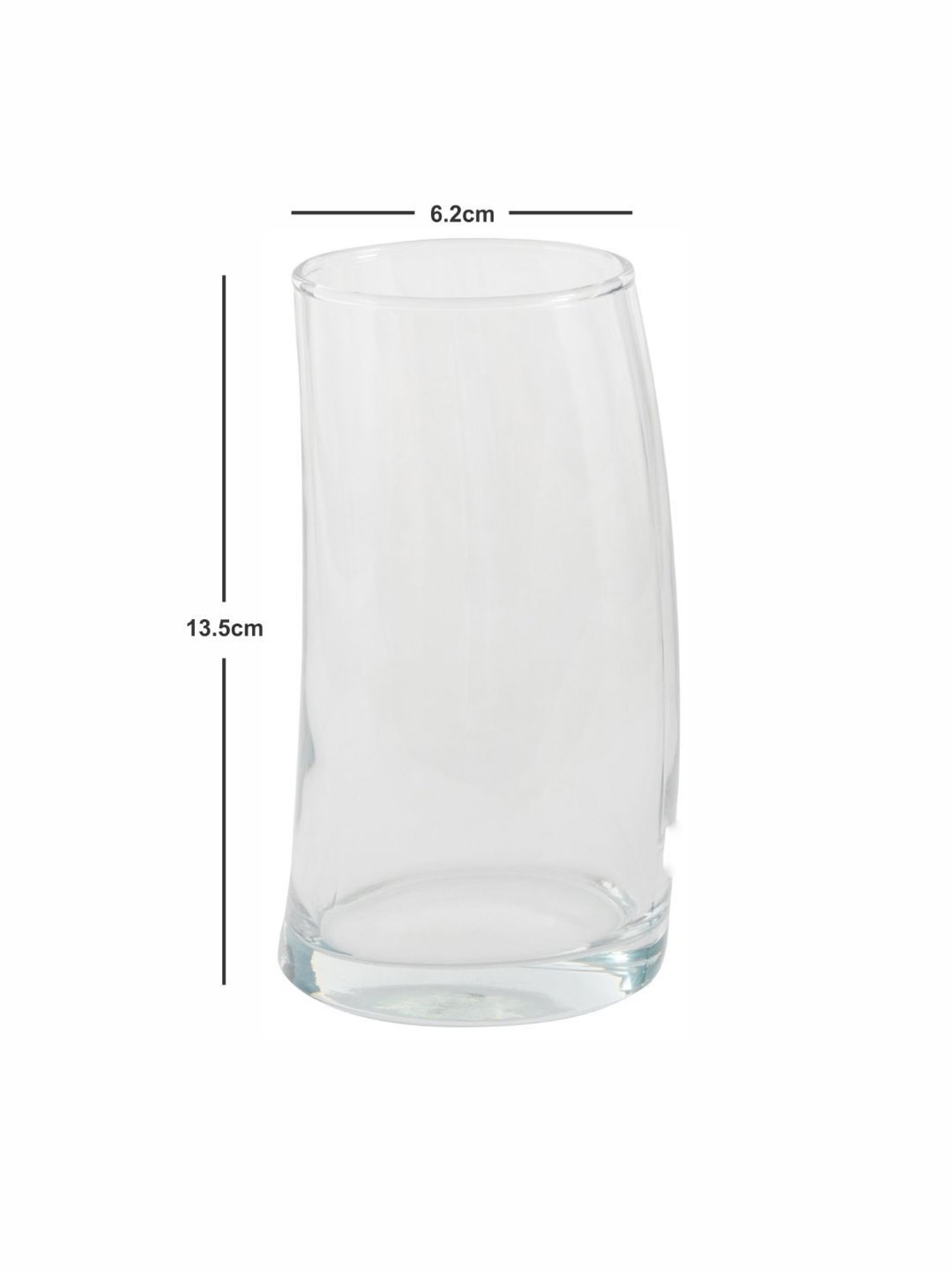 Pasabahce Transparent Glass Set of 6 (390ml)