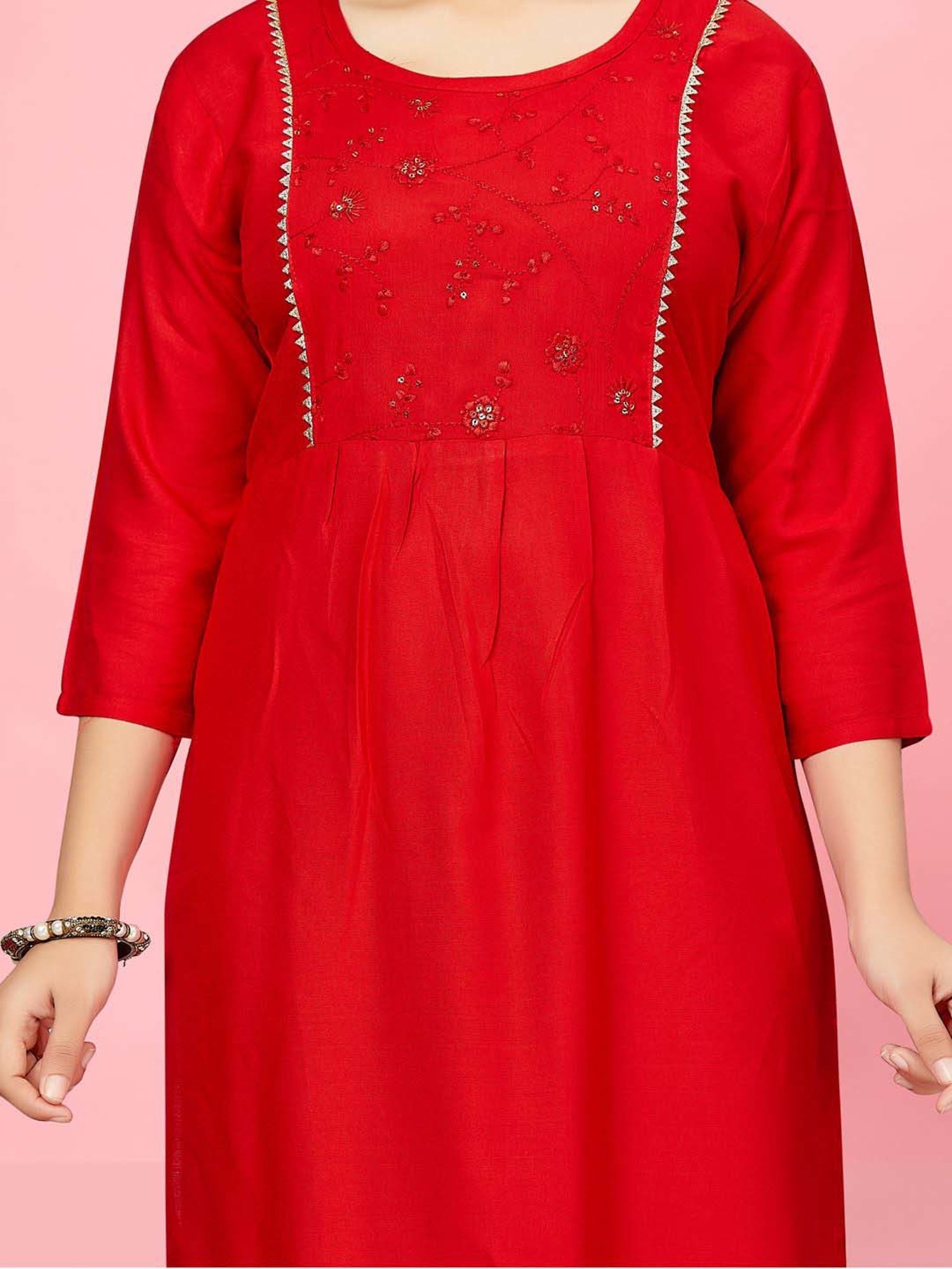 Peppermint Kids Navy Regular Fit Kurta Set