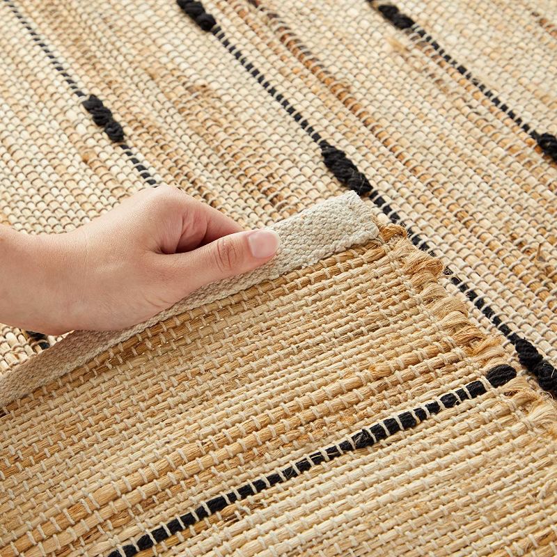 2'2"X4' Jacquard Woven Accent Rugs Pewter/Dark Green - Weave & Wander