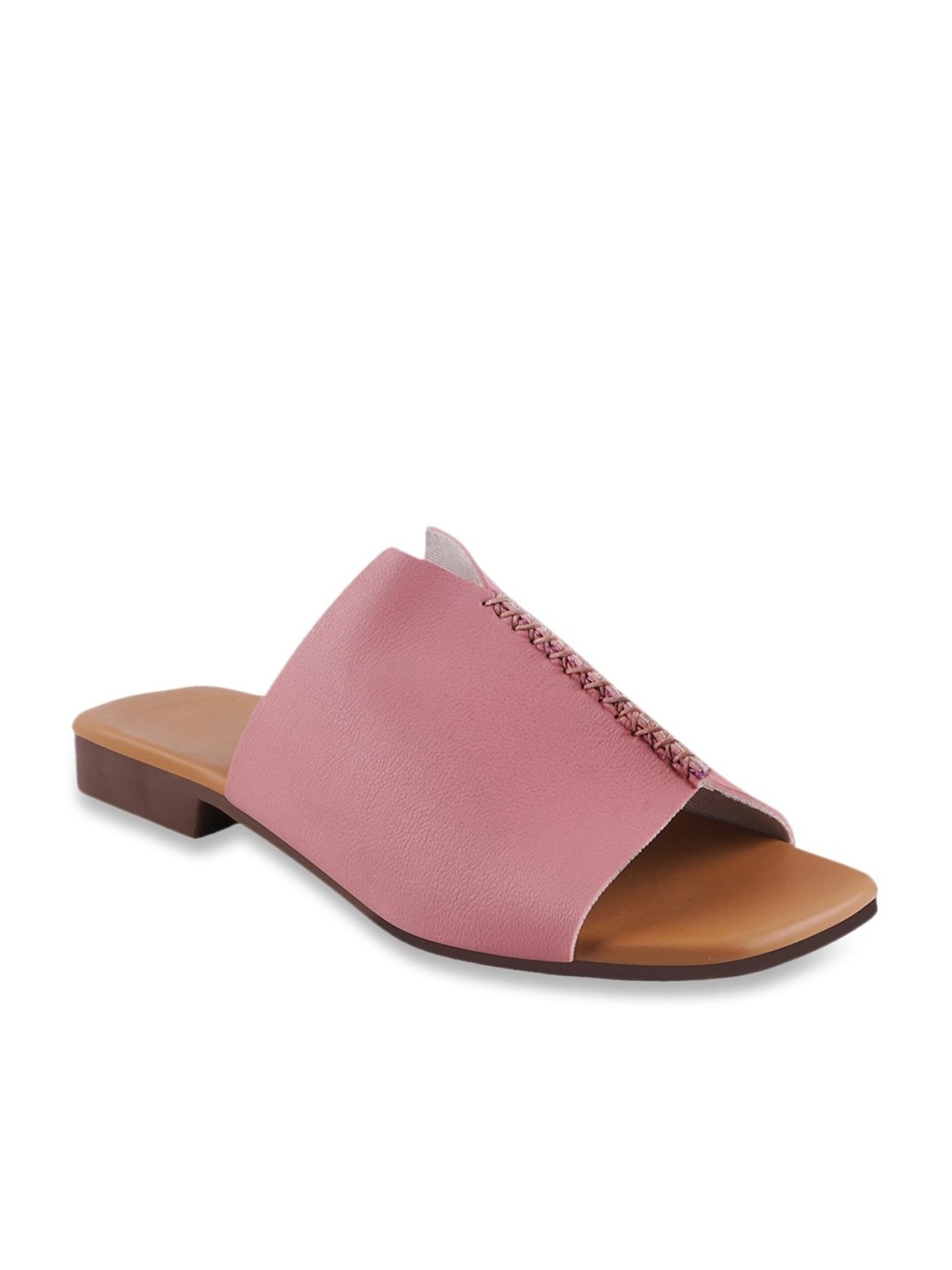 The White Pole Women's Nude Casual Sandals